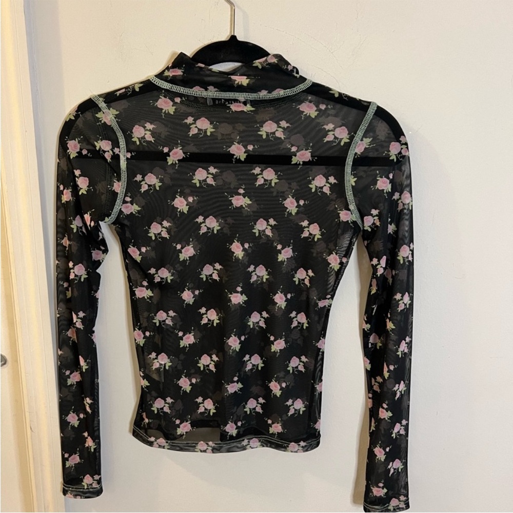 Sandy Liang sheer long sleeve top XS - Picture 2 of 5